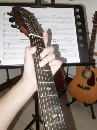 你是我无名指按住的五弦三品#吉他