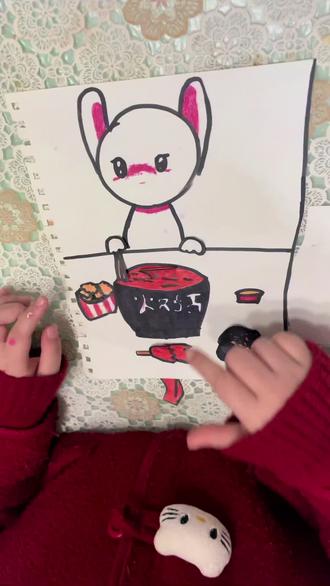 #日常瞎画 火鸡面🍜来咯