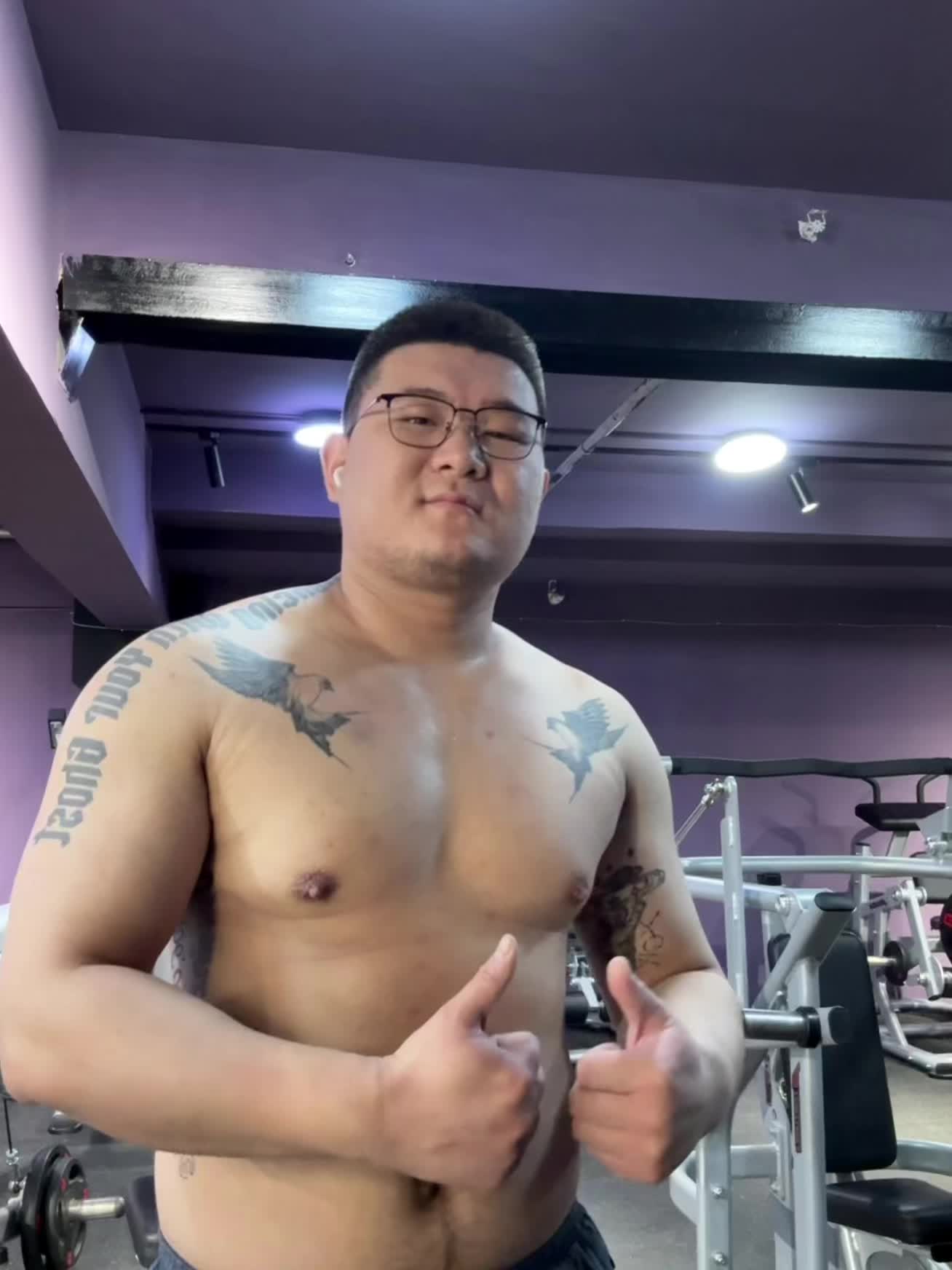 瘦了好多 #健身 #胖熊 #寸头男孩 #你的叔