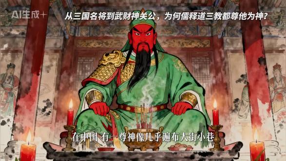 从三国名将到武财神关公,为何儒释道三教都尊他为神#弘扬中国传统文化 #道教 #关圣帝君 #财神 #忠义