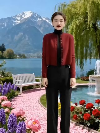 #时尚穿搭 #新款女装 #新款针织衫 #显瘦穿搭 #时尚百搭