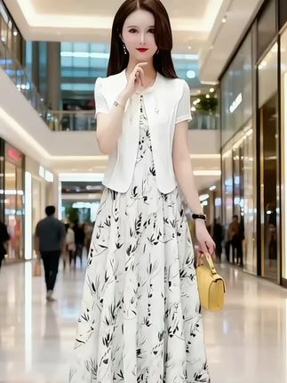 新款时尚大码连衣裙#连衣裙#谁穿谁好看