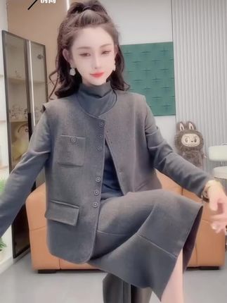 #时尚三件套【2025秋季新款时尚显瘦气质网红高档套装女高级百搭宽松大码三件套】#舒适百搭#洋气高级