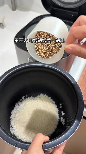 电饭锅饭菜一锅出真的很方便#一人食 #晚餐吃什么 #懒人饭 #真实生活分享计划 #一锅出