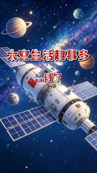 二年级语文下册课文《太空生活趣事多》 #二年级语文#二年级语文下册 #Ai#动画