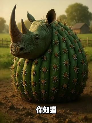 你知道Triki Trakatelas的故事吗?🌵🦏#抽象 #ai #外国山海经
