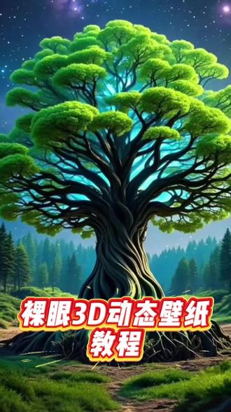 裸眼3D动态壁纸教程#剪映 #裸眼3D #教程 #动态壁纸 ##手机壁纸