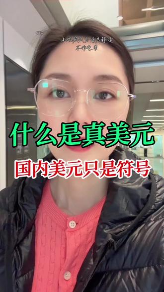 什么是真美元#美元 #美元资产 #资产配置 #离岸人民币 #金融常识
