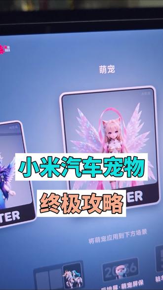 能分享下你的电子宠物吗?我的素材都在主页群里~#真实生活分享计划 #小米汽车 #雷军 #电子宠物