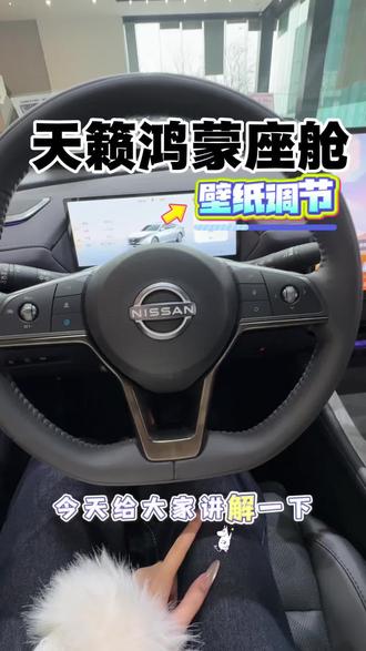 天籁鸿蒙座舱壁纸调节,你学会了吗?#每天一个用车知识 #东风日产天籁鸿蒙座舱