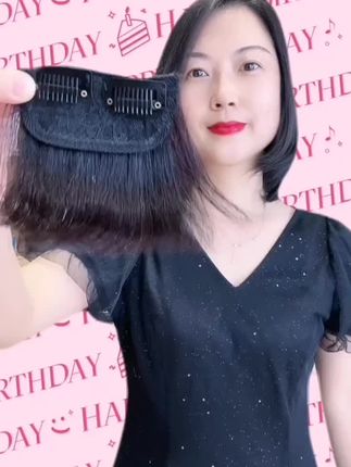 #假发#垫发片@DOU+小助手
