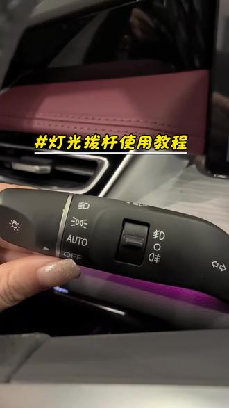 红旗H5灯光拨杆完整教程,新手一看就会 #每天一个用车知识 #用车技巧 #汽车隐藏功能 #红旗h5 #红旗hs5
