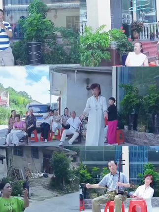 避暑时候被建始电视台采访
