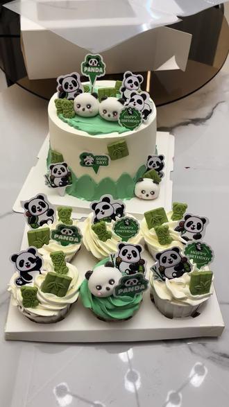 小熊猫蛋糕🎂#生日蛋糕 #甜品烘焙 #