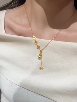 #时尚饰品 #女人喜欢的饰品 #时尚搭配 #锁骨链 #戴出了高级感