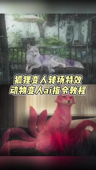 动物变人转场 蛇变人 豹子变人 ai动物变人 雨儿轻轻飘心儿似火烧 动物变人ai指令教程 狐狸变人转场教程 豹子变人转场教程 豹子素材 狐狸素材 豹子变美女 狐狸变美女 豹子变人动画 狐狸变人动画 #即梦Ai讲AI分身戏精大赛 #我的AI分身杀疯了