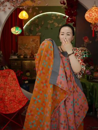 【星光闪烁】复古多功能四层纱#毯子 双面可用多功能通用单盖毯#盖毯 #床单 #床盖 #多功能盖毯