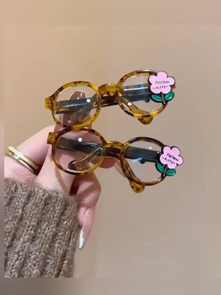 小众私藏~发夹女花朵眼镜边夹2025新款前额刘海夹子一字发卡头饰#花朵眼镜边夹 #一字夹 #发饰