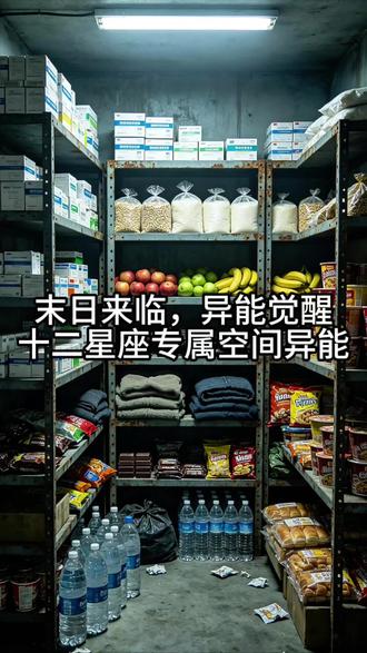 末日降临,异能觉醒,十二星座专属空间异能,你能成功活到最后吗?#热门 #ai #十二星座 #抽象 #末日生存