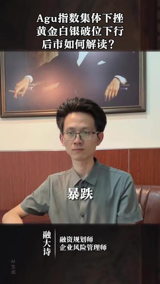 指数大跌,黄金白银大宗商品暴跌,后市如何? #黄金 #白银 #大宗商品 #现金流 #国际金银走强