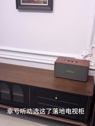 实木板材电视柜中古风电视柜#源头工厂 #家具 #电视柜