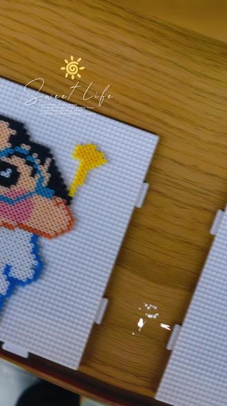 每个拼豆都是用心之作!#拼豆豆 #拼豆日常