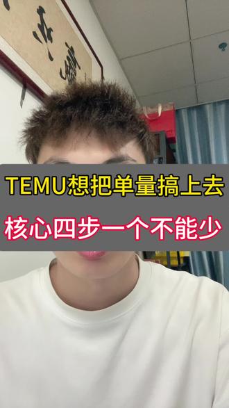 TEMU单量一直上不去,核心四步一定要做到位#TEMU #3D服装 #POD #Y2 #半拖管
