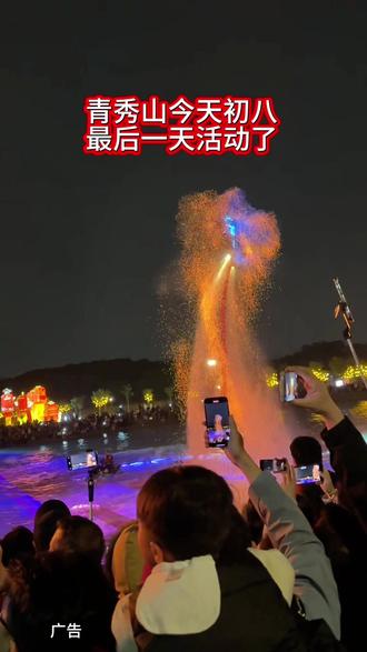 从青秀山东门进,只要20块门票,可以从白天玩到晚上,表演时间是晚上7点20分开始到晚上9点左右,白天可以欣赏花海,晚上看各种表演#打铁花 #喷火表演 #千架无人机表演 #烟花盛宴视觉震撼 #青秀山风景区