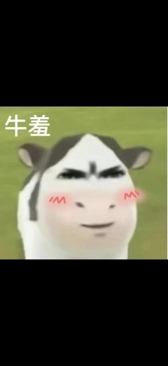 牛牛这么可爱为什么要弄死牛牛#草地牛#牛表情包