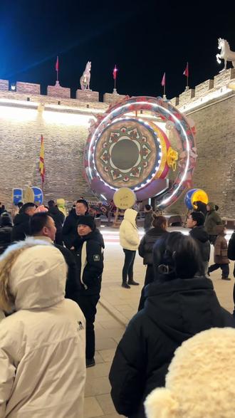 右卫古城春节游玩好去处 #右卫古城 #人山人海太热闹了 #春节去哪玩