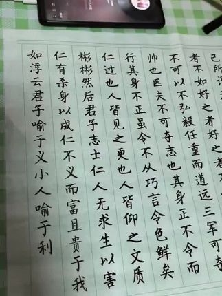 下了一天的雨,每日分享 #一起练字 #书法文化 #每天进步一点 #修心修行