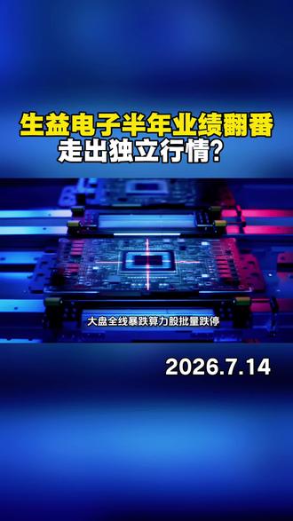 生益电子半年业绩翻番 能否走出独立行情? #生益电子 #PCB #A股 #财经 #涨知识