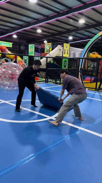 三人同行 直接起飞@ETF Billy @YEz #跑酷#训练场日常