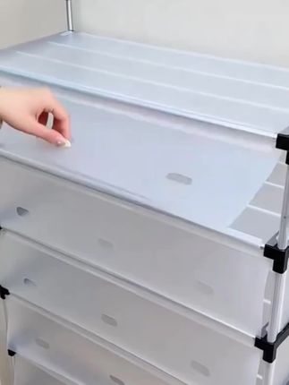 在入户门口放一个这样的防尘鞋架 ,鞋子摆放整齐而且还防尘!#家居好物 #鞋架多层简易家用 #入户鞋柜 #超便宜超划算
