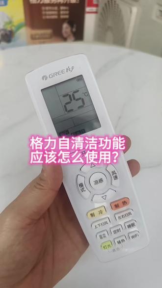格力自清洁模式,使用方法#小家电好物分享 #格力 #梧州同城