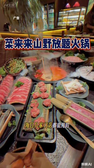 排队都要吃的菜来来单人放题自助75.9耶 #菜来来#山野放题火锅#山野风味打卡#火锅约起来#一个实现火锅自由的地方