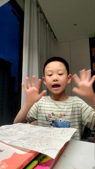 第4天|一年级学习日常,今天是数学连环画 #一年级 #学习日常 #自主学习 #抖音创作者服务中心