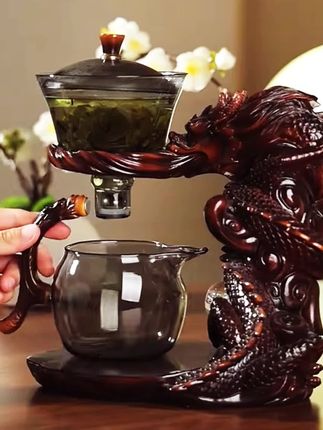 #玻璃自动茶具套装 #磁吸出水懒人泡茶神器#茶器器型之美#懒人泡茶神器#茶具好物推荐