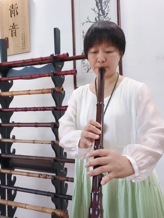 订制款木箫,打包发货前试音。#洞箫教学#笛箫#洞箫#清音笛箫馆