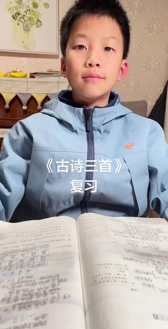三年级上,第七单元《古诗三首》复习#学习打卡 #小学语文