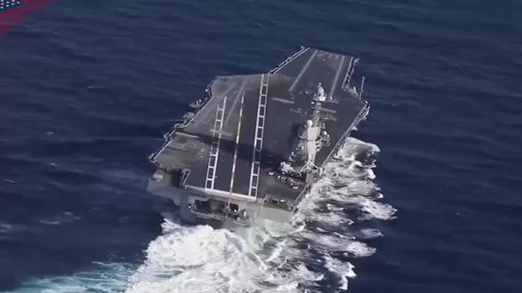 130亿福特号航母,没败给对手,却被厕所堵在半路##福特号航母厕所危机 #美军厌战情绪 #130亿航母败给马桶