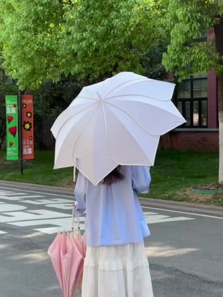 任何人没看见我的漂亮mamoru花瓣伞我都会为她感到遗憾 #雨伞