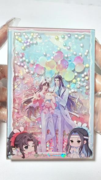 魔道祖师×华莱士第二弹联名贴纸爆改流麻~ #流麻 #流沙立牌 #万物皆可流麻 #魔道祖师 #忘羡