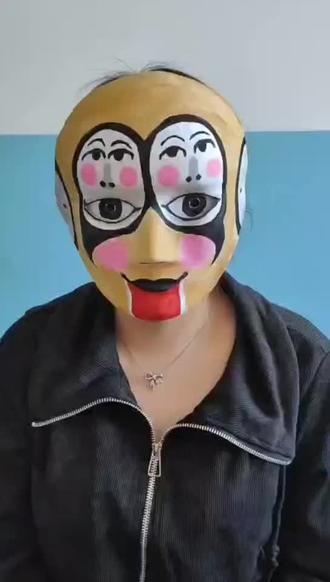 戏剧脸谱鉴赏-湖南祁剧吊颈鬼脸谱