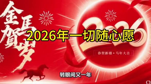 歌曲 2026年一切随心愿#歌曲 #MV #音乐 #音乐分享 #音乐推荐 @DOU+小助手