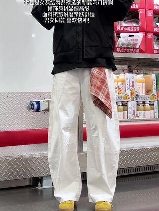 不愧是女友给我熬夜选的工装裤啊!#男生穿搭 #直筒裤 #显瘦穿搭 #秋季新款