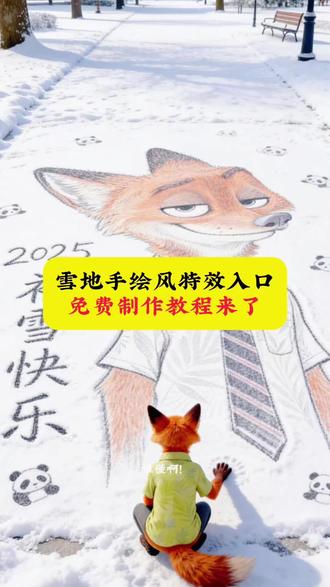 雪地手绘风教程 雪地手绘风ai指令教程 雪地手绘风特效 雪地手绘风特效教程制作入口 雪地手绘风ai 雪地手绘风制作教程 雪地手绘风写真 雪地绘画特效教程 雪地手绘风第一场雪#豆包ai#豆包p图已经nextlevel了#雪地手绘风#ai雪地写真#在雪地里当画家咯雪地手绘风拍同款 雪地手绘生成入口 AI雪景照制作教程 雪地画ai生成 雪地手绘风特效豆包p图 雪地手绘风豆包ai指令 雪地手绘风ai口令生成 雪地手绘风一键拍同款 雪地手绘风一键剪同款 在雪地里当画家咯 雪地手绘风ai生成指令 雪地手绘风ai特效 雪地手绘风ai特效教程 雪地手绘风制作口令 雪地手绘风免费制作方法 雪地手绘风特效口令 #万物皆可雪地画 #ai雪地写真 创作者流量扶持计划