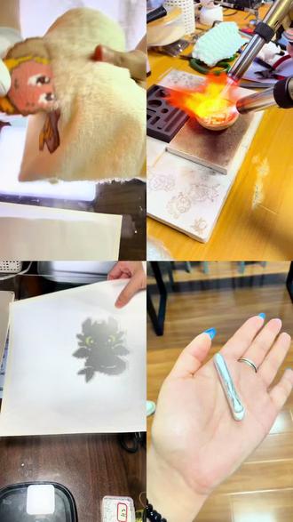 #拼豆 #DIY戒指 #手工diy #情侣戒指diy #手工制作