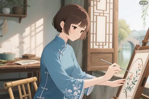 🎨当二次元少女拿起绣花针!一针一线绣出江南春,蓝旗袍配木窗棂美哭了~
✨传统手艺撞上动漫风,这波文化碰撞你爱了吗?
👇快戳视频看她如何让针线“活”起来!