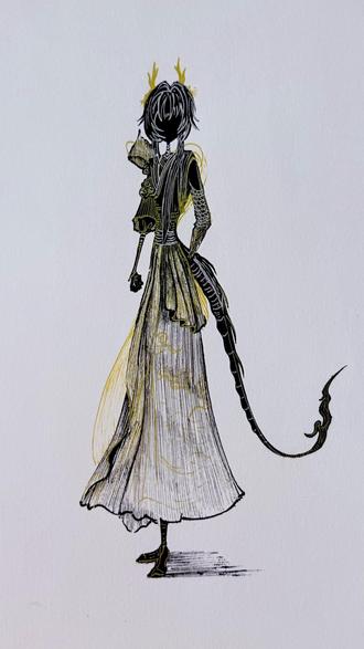 临云织锦云程 #超自然行动组#临云#火柴人#游戏破壁计划 #绘画过程